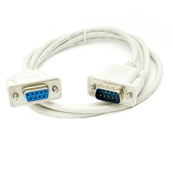 DB9-stifts seriell portkabel COM-kabel DB9 hane till hona RS232 ext