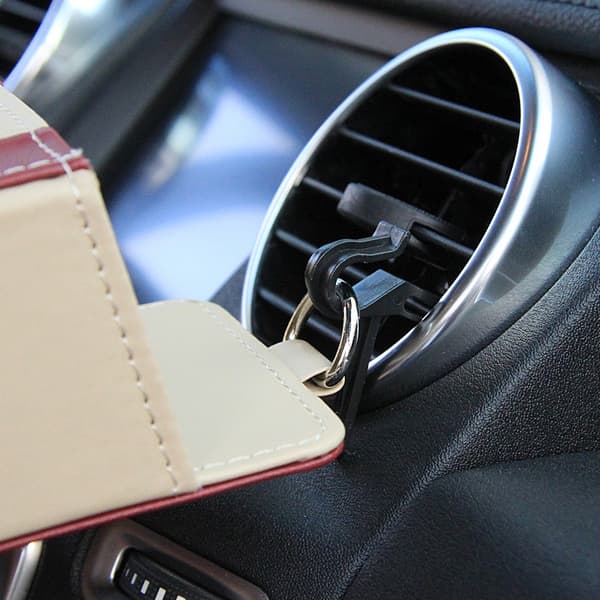 1 stk Bil Oppbevaringspose Luftventil Dashboard Tidy Henge Lær Orga