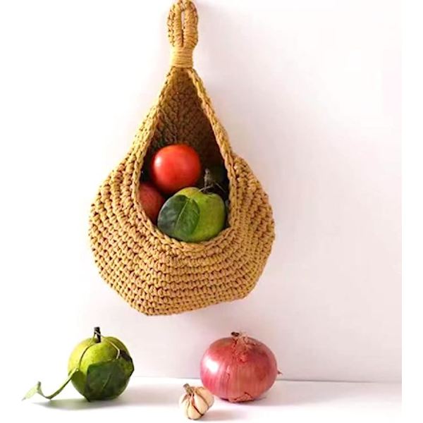 Hängande fruktkorg för frukt, grönsaker och snacks