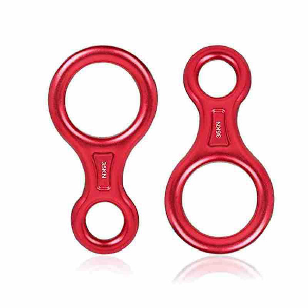 Klättring Hastighet Nedfarten 8 35KN, Aluminiumlegering Figur 8 Desce