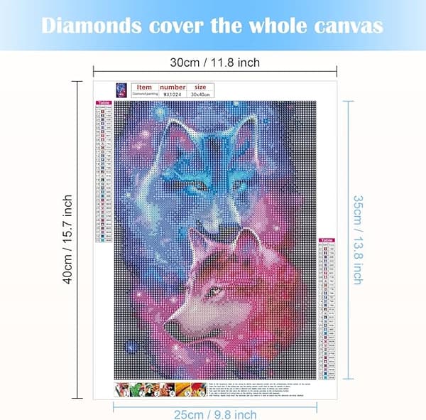 5D Diamantmålning Full Drill Kits -30x40cm
