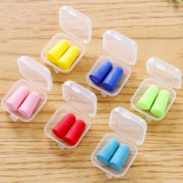 6 Pairs Earplugs, Ear Plugs Noise Canceling, Soft Foam Earplugs