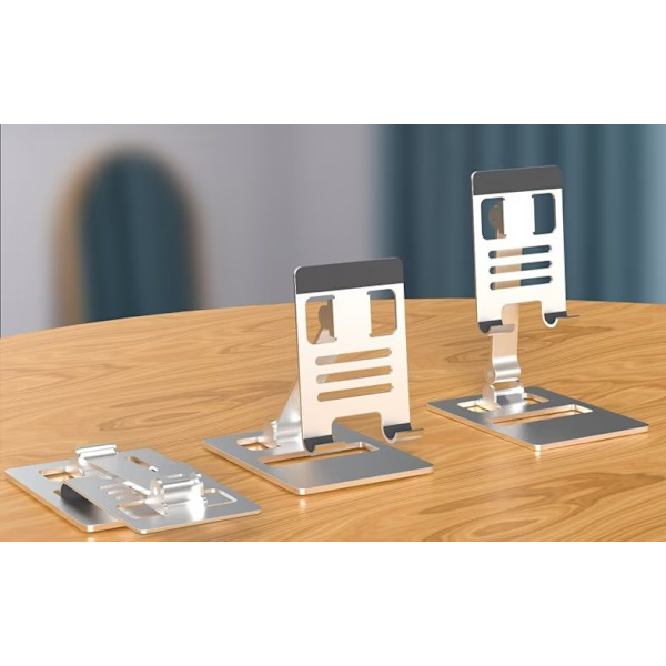 Mobiltelefonholder, aluminiums skrivebordstelefonholder kontorrekvisita