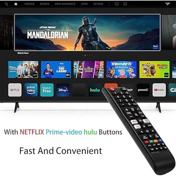 Soveltuu kaikkiin Samsungin englanninkielisiin TV-kaukosäätimiin, jotka ohjaavat