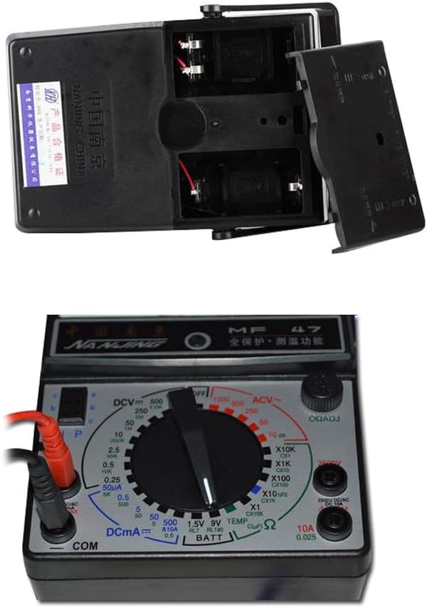 Elektrisk multimeter AC DC-tester Voltmeter Ammeter Ohmmeter Mu
