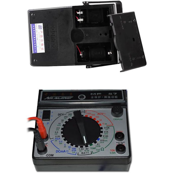 Elektrisk multimeter AC DC tester voltmeter amperemeter ohmmeter Mu