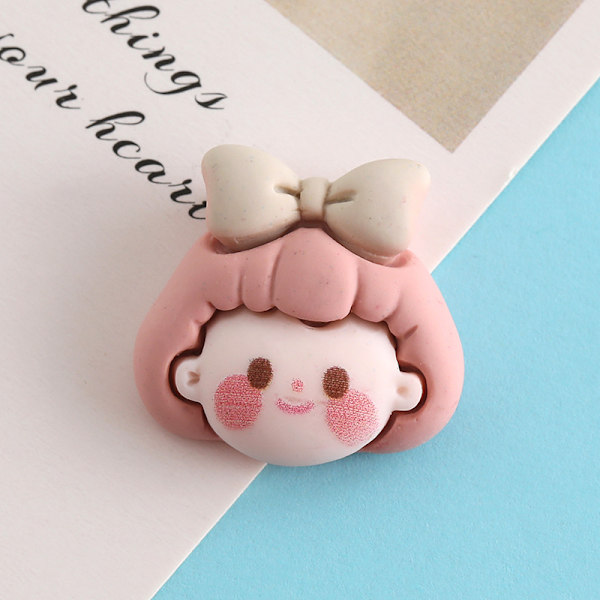 45 stk. Pink Cartoon Princess Cherry DIY tilbehør Resin Drip Ph