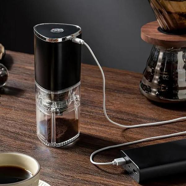 Bærbar elektrisk kaffekvern White