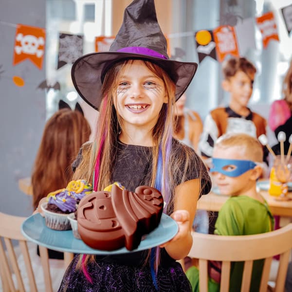 Stor Halloween kakeform Halloween 3D gresskarform silikonform