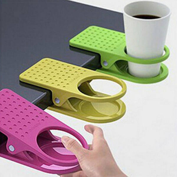 6PCS Kopphållare, Skrivbordskopphållare för Bord, Flaska, Kaffe