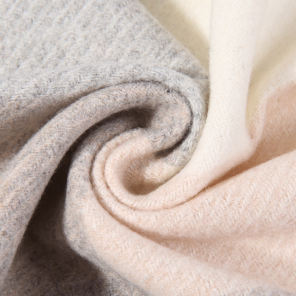 Lang cashmere sjal i matchende farve til kvinders efterår og vinter