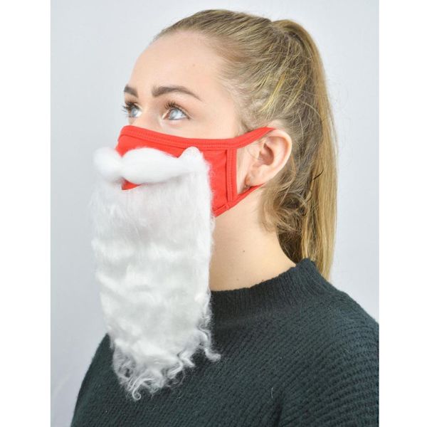 2 st nya tomtebordsroliga skäggmasker semesterfestklädsel pro