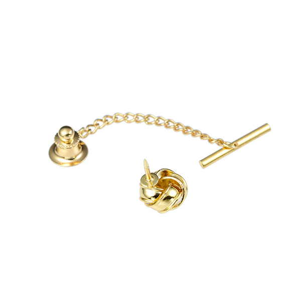 Solmiopidike Muoti Solmiopidike Käsityön Pyöreä Pallo Metalli Solmio Pin, 1kpl