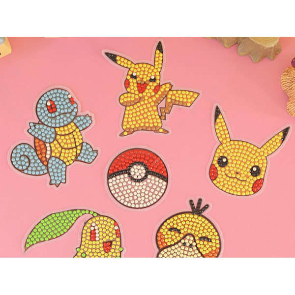 5D Diamantmålningsstickers Kits för Barn