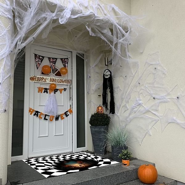 Halloween Dørmåtte, Airsnigi 16'' x 24'' Klovn Dørmåtte 3D Illusio