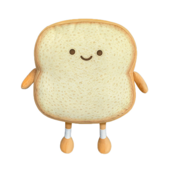 Toast Brød Plysj Morsom Mat Plysj Leke Puter Små Søte Ting