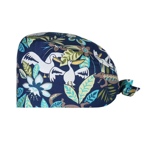 6 stk Justerbar Bomullsarbeidshette Unisex Beauty Cap