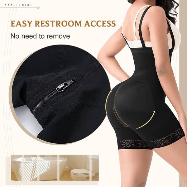 Kvinde Flat Belly Slankende Usynlig Body Shaper -L