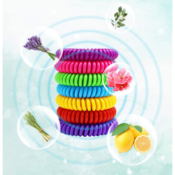 9 st armband, elastiskt armband för vuxna och barn Mosqu