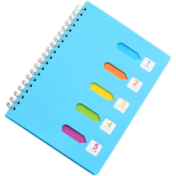 2 stk. A5 spiral notesbog 2 tommer Blue