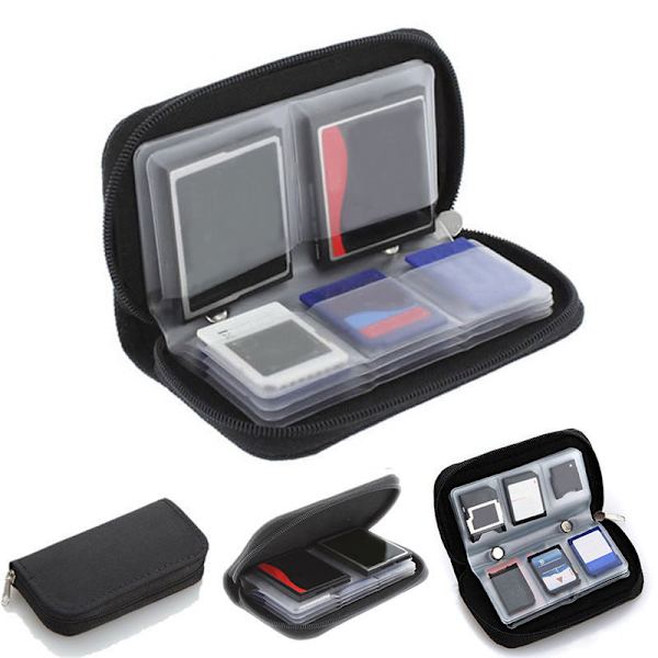 1 hukommelseskort-etui, SD-hukommelseskort-etui, egnet til S