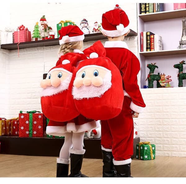 Julstrumpor med dragsko, julklappsinslagningsväskor, Go