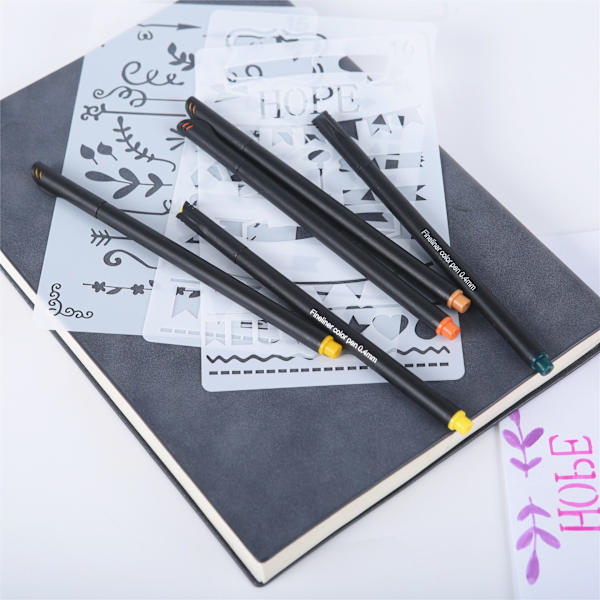 60 farger fineliner tusjer, fineliner tusjer, porøse