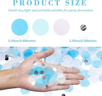 500g Bryllupskonfetti Bursdagsborddekorasjon Papir