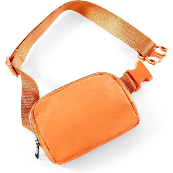 Unisex Mini Bältesväska med Justerbar Rem Liten Midjeväska för