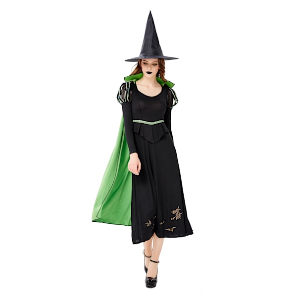 Cosplay Halloween-noita noitapuku demoni roolipeli elokuva vampyyri lavanäytösvaatteet M