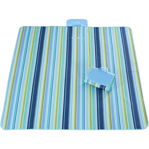 Outdoor portable picnic mat beach mat - Orchid strip