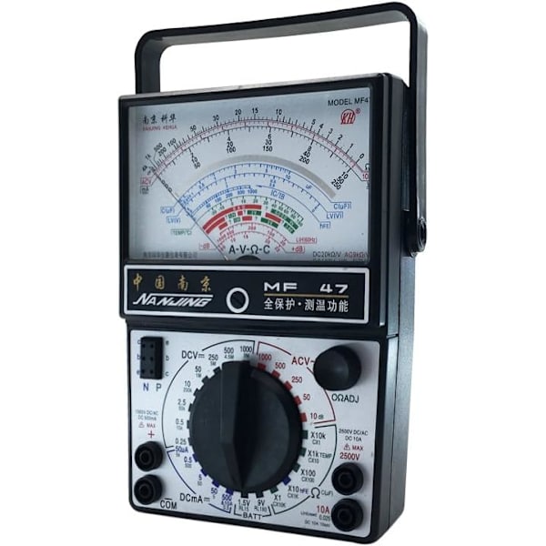 Elektrisk multimeter AC DC tester voltmeter amperemeter ohmmeter Mu