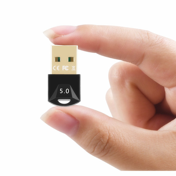 Bluetooth 5.0-adapter for datamaskin, stasjonær og bærbar PC, USB Bluetooth-lyd