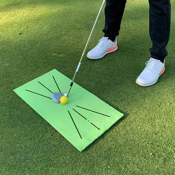 1 pakke golftræningsøvelse golfpude bold svingpude