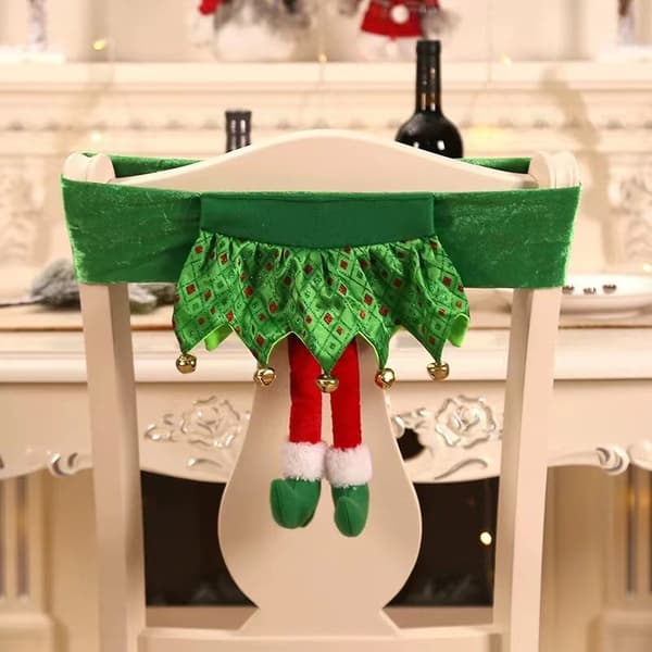 3 PCS Jule stolesett nytt Santa stolesett Jule e