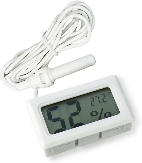 2 i 1 innebygd digital LCD-termometer hygrometer