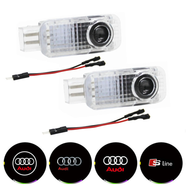 Välkommen lampa för Audi välkomstlampa A6L/A4L/A3/A5//Q3/Q5/Q7 audi