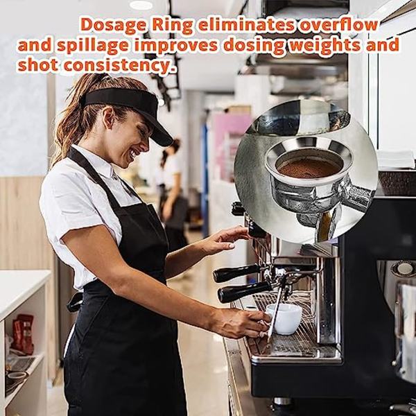 53mm Kaffe Pulver Ring - Dosering Ring - Magnetisk Kaffe Dosering