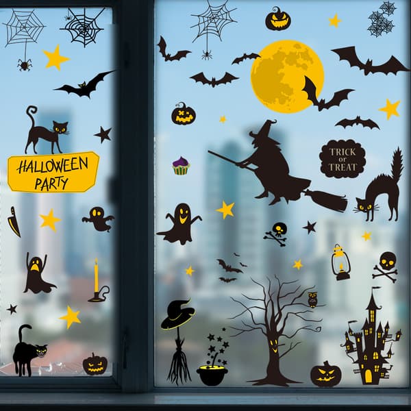 Halloween Haunted House Sticker