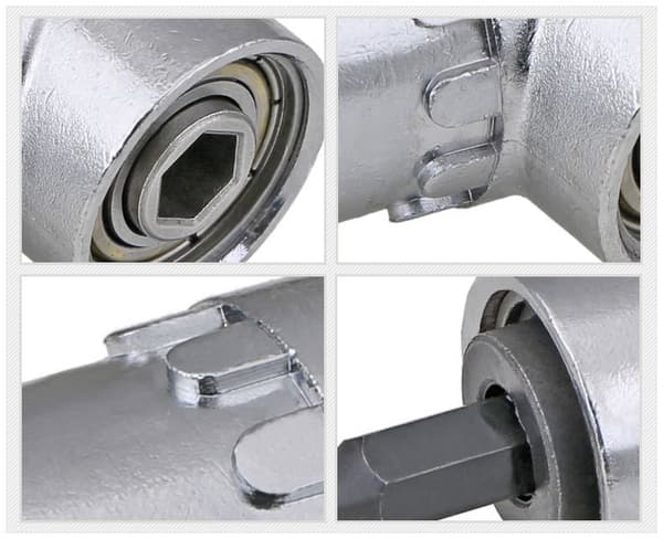 1/4\" 105° Drill Adapter, Elektrisk Drill Vinkeladapter