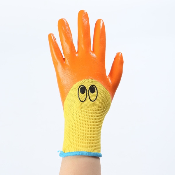 for children: 1 pair of work gloves (with palm coating) in stret