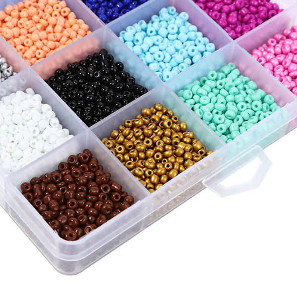 4000 engros ponyperler, flerfarvede armbåndsperler