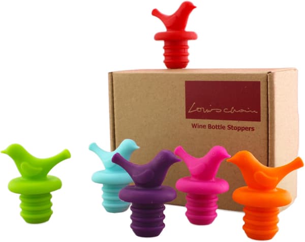 Vinflaskestopper, av Louischoice, søt silikon vinflaskestopper