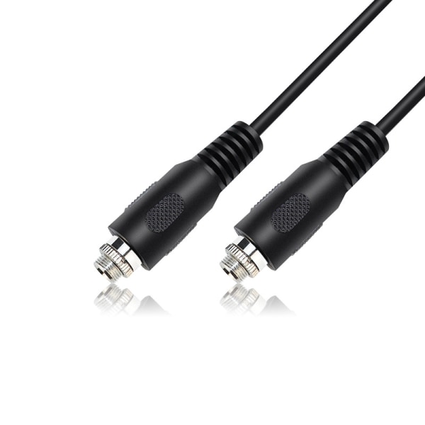 3.5mm Female to Female Stereo Audio Cable with Nut Headphone Ada