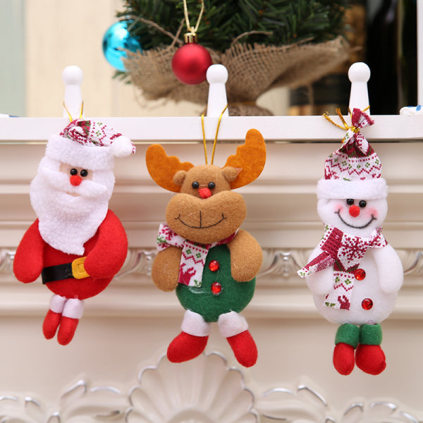 Nya juldekorationer Jultomten hängande dekorationer Kristus