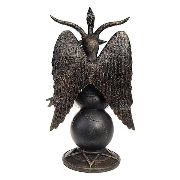 Antik Gede Statue Resin Håndværk Skulptur Ornament Hjem Indretning G