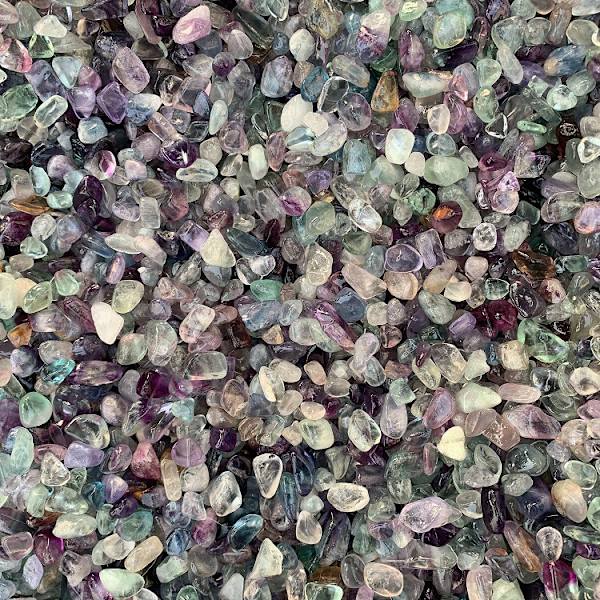 Fluorite knuste chips sten krystal knust kvarts stykker irreg