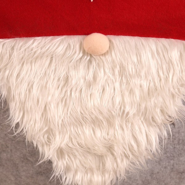 2 st tomte röd hatt jul stolsöverdrag för att dekorera