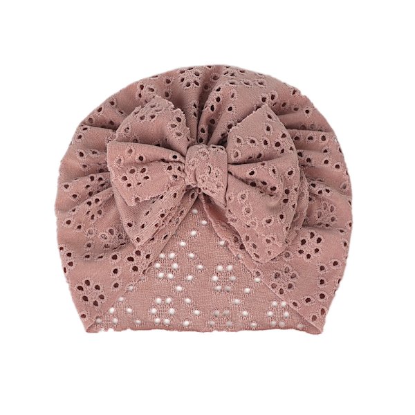 6 kpl vauvan tyttöjen turbaanihatut Turbaani Bun Knot Cute Bow Beanie