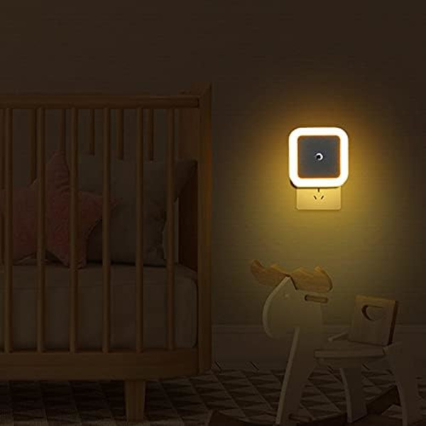 6 kpl pistorasiaan kytkettäviä LED-yövaloja älykkäällä valosensorilla, 0,5 W Ni